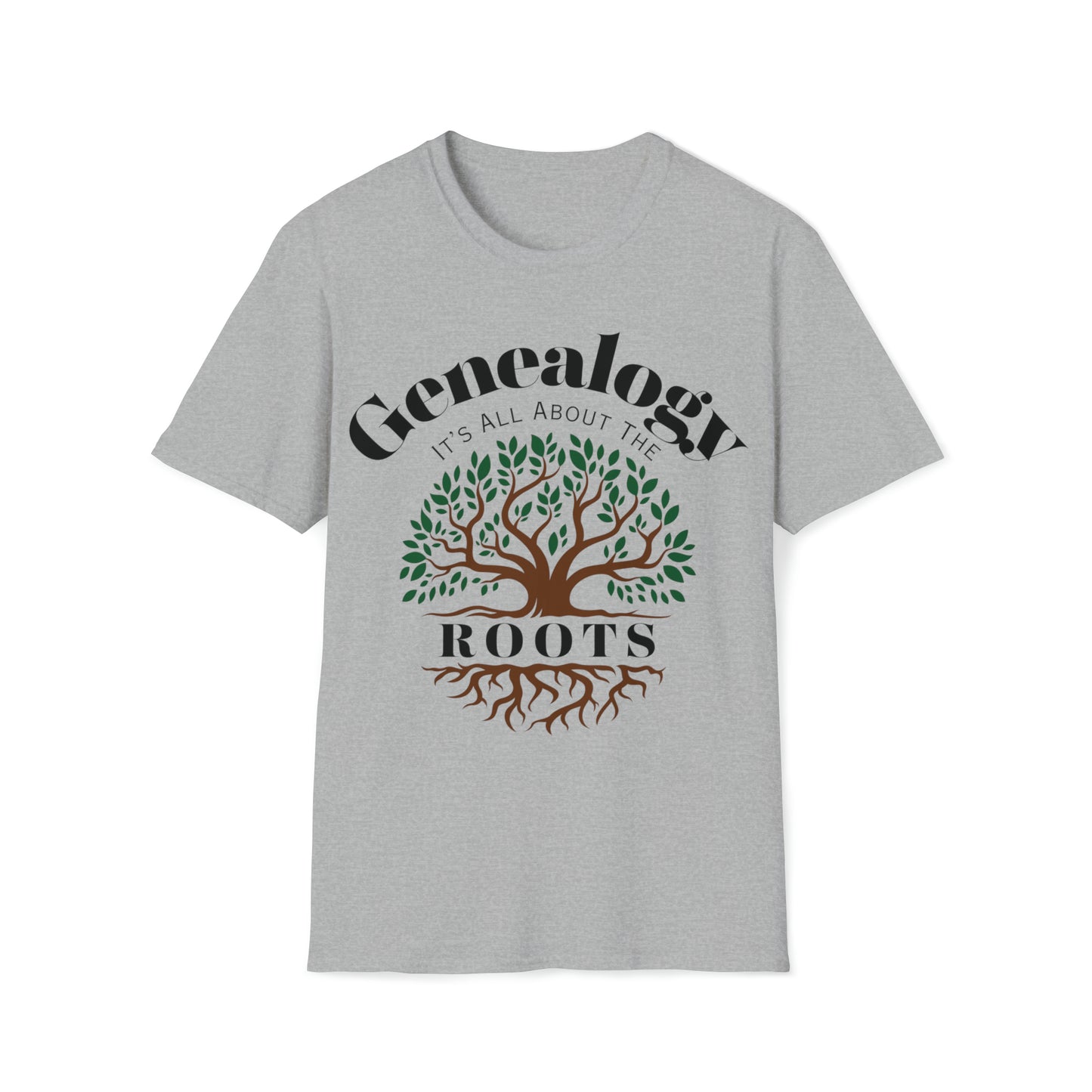 Genealogy-It's All About the Roots Softstyle T-Shirt