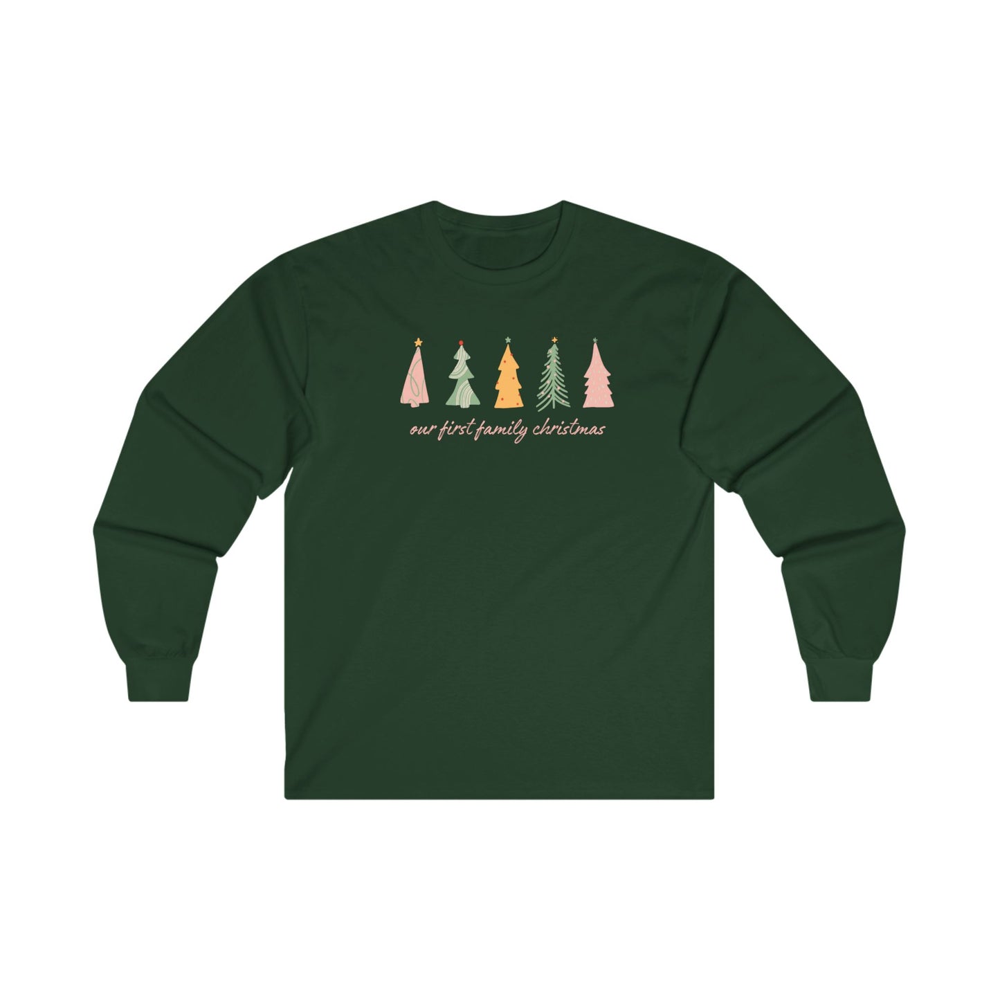 Our First Family Christmas Long Sleeve Tee