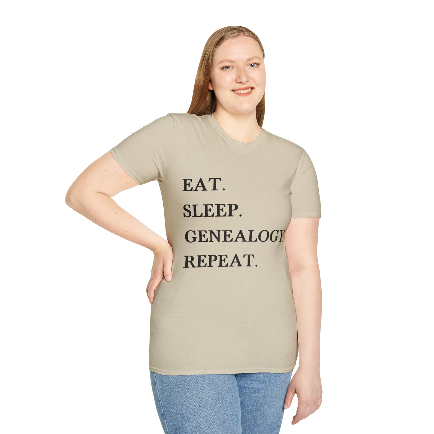 Eat. Sleep. Genealogy. Repeat. T-Shirt