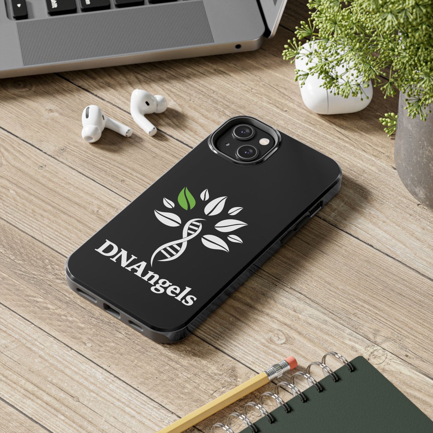 Stylish Tough Phone Case with DNAngels Logo | Perfect Gift for Genealogy Enthusiasts