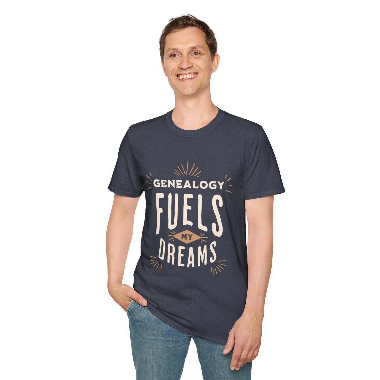 Genealogy Fuels my Dreams Soft Style T-Shirt