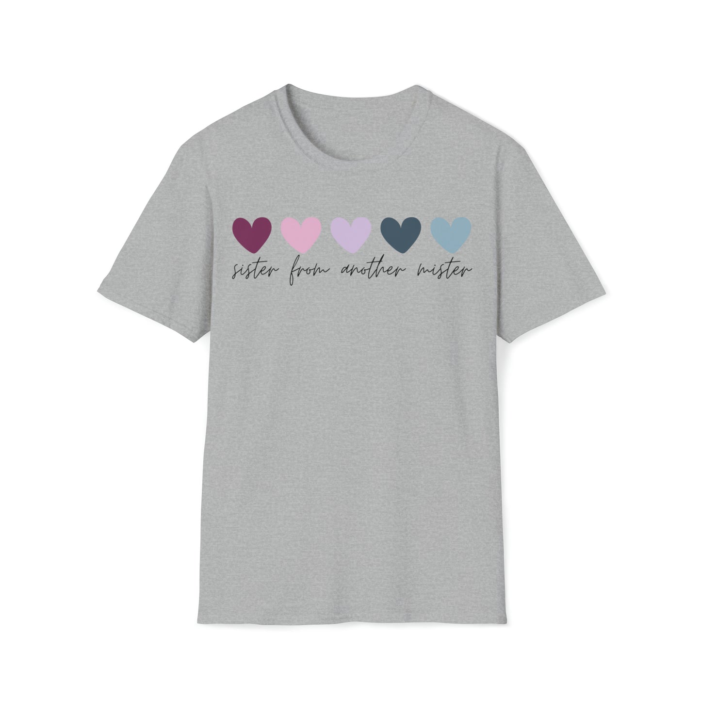 Sister From Another Mister Hearts T-Shirt