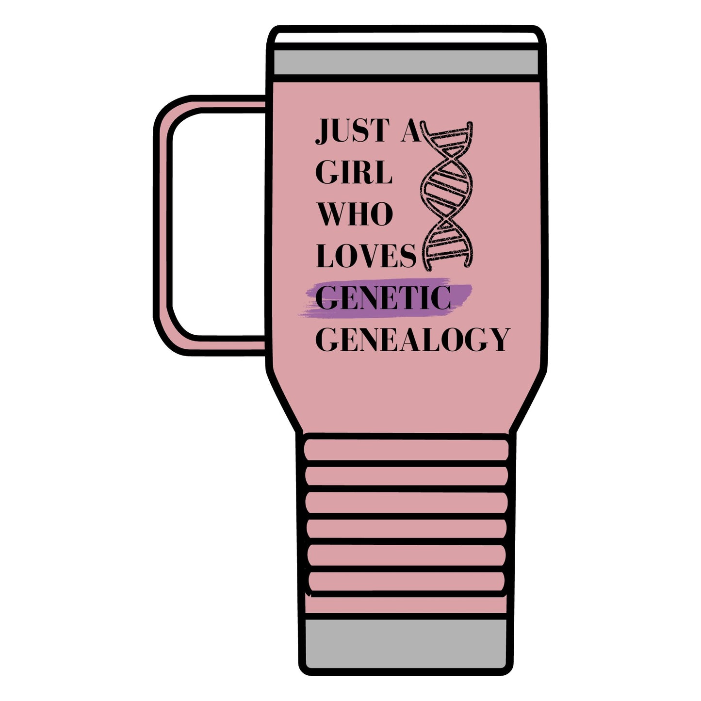 Genetic Genealogy Travel Mug - 20oz - Perfect Gift for Genealogy Lovers