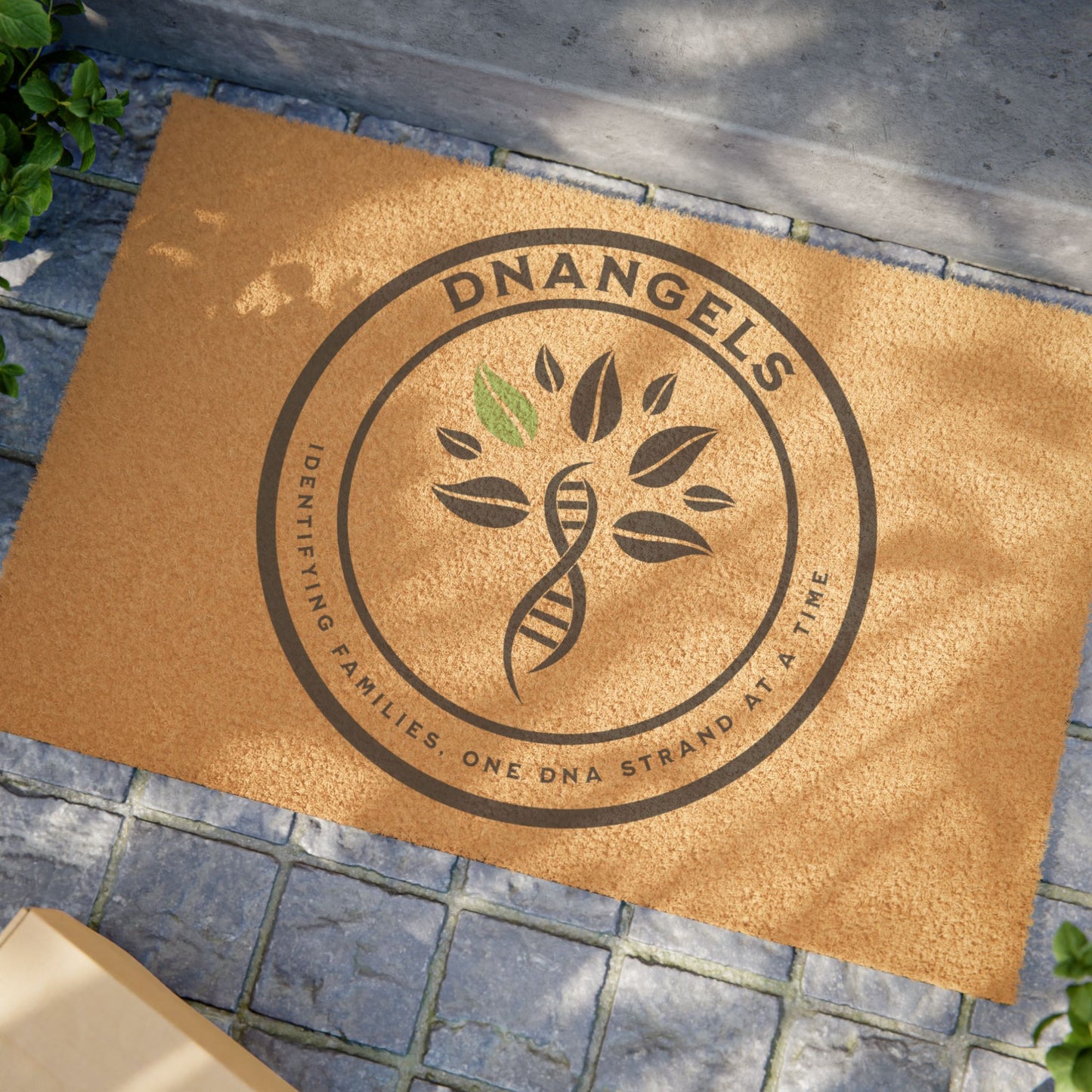 Personalized DNANGELS Doormat | Eco-Friendly Welcome Mat with Unique Design