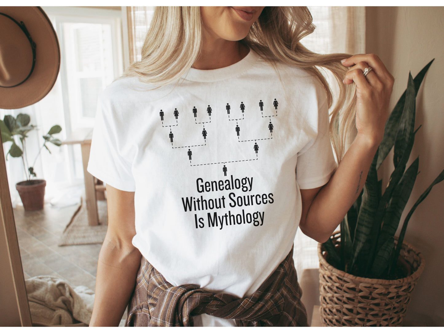 Genealogy Without Sources is Mythology T-Shirt