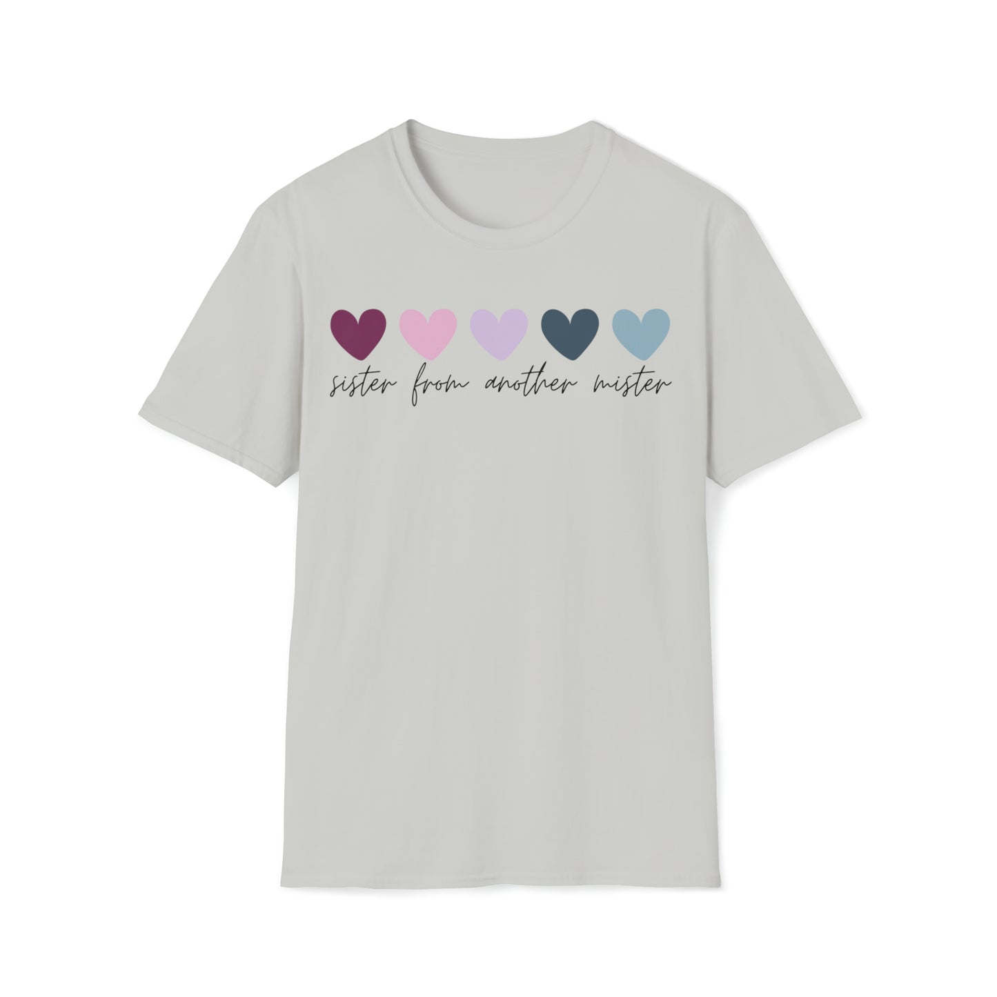 Sister From Another Mister Hearts T-Shirt