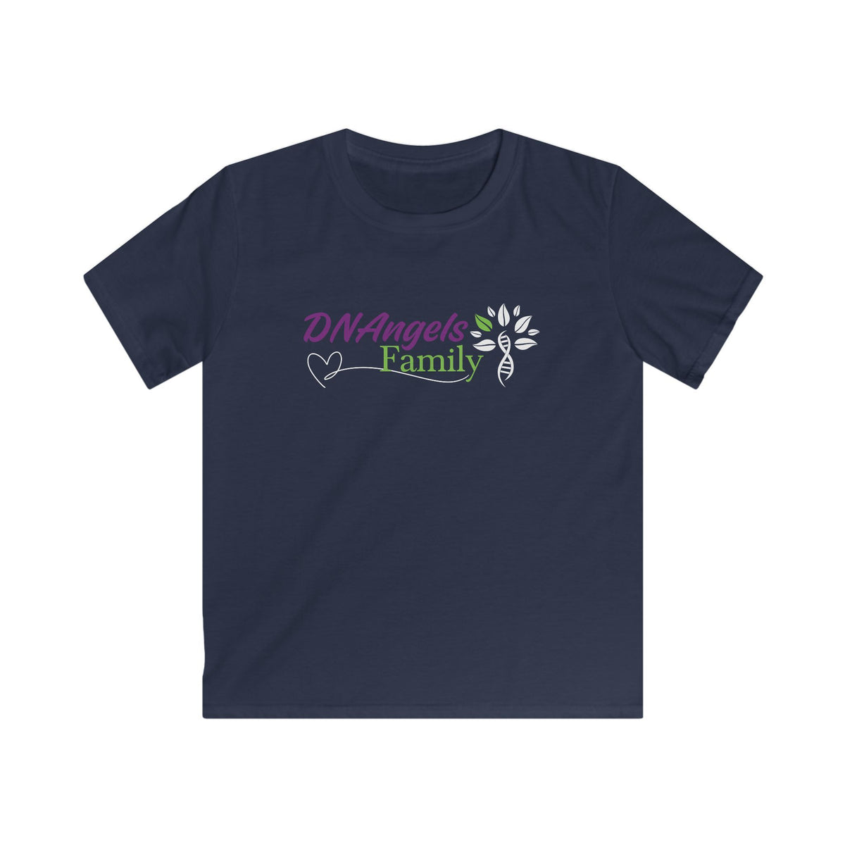 Kids Tee — "DNAngels Family" DNA Tree Design