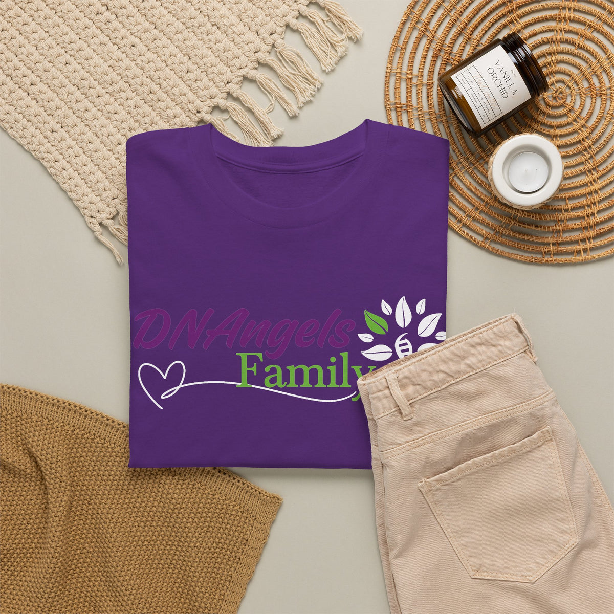 DNA Angels Family T-Shirt — Genetic Family Tree Tee