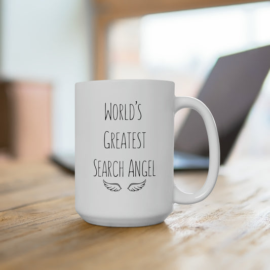 World's Greatest Search Angel 15oz Mug