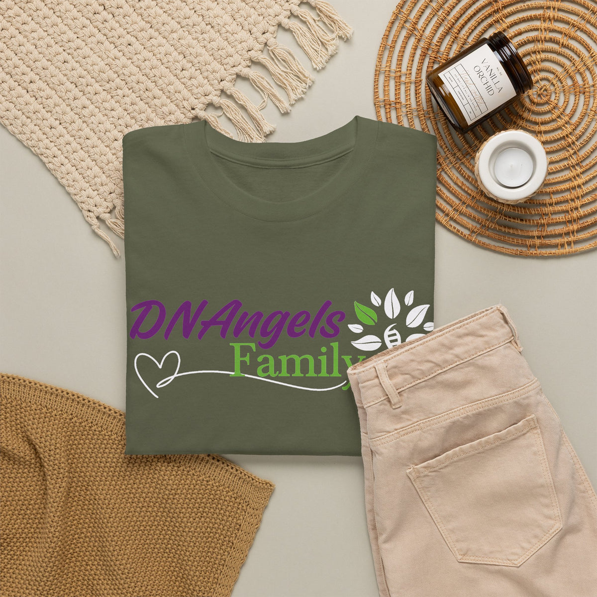 DNA Angels Family T-Shirt — Genetic Family Tree Tee