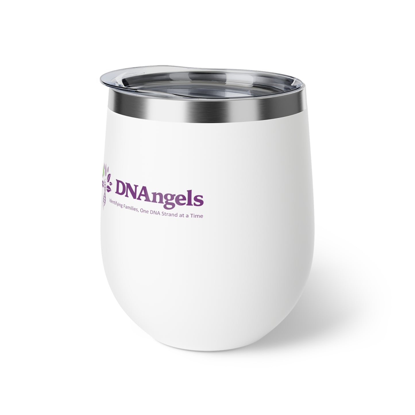 12oz Insulated Wine Tumbler – DNAngels Logo Copper Vacuum Travel Cup