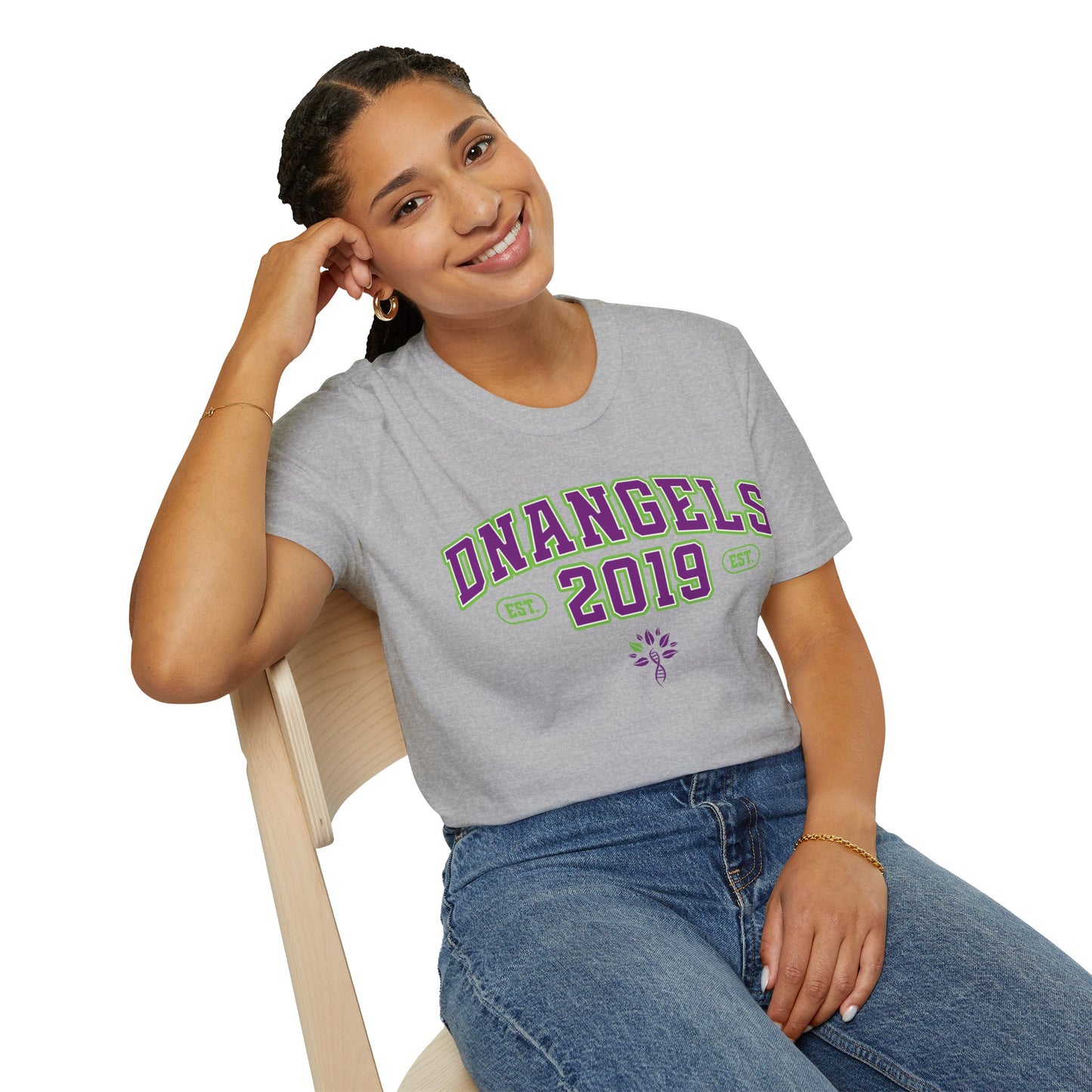 DNANGELS Established 2019 Unisex Softstyle T-Shirt