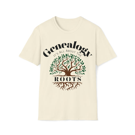 Genealogy-It's All About the Roots Softstyle T-Shirt