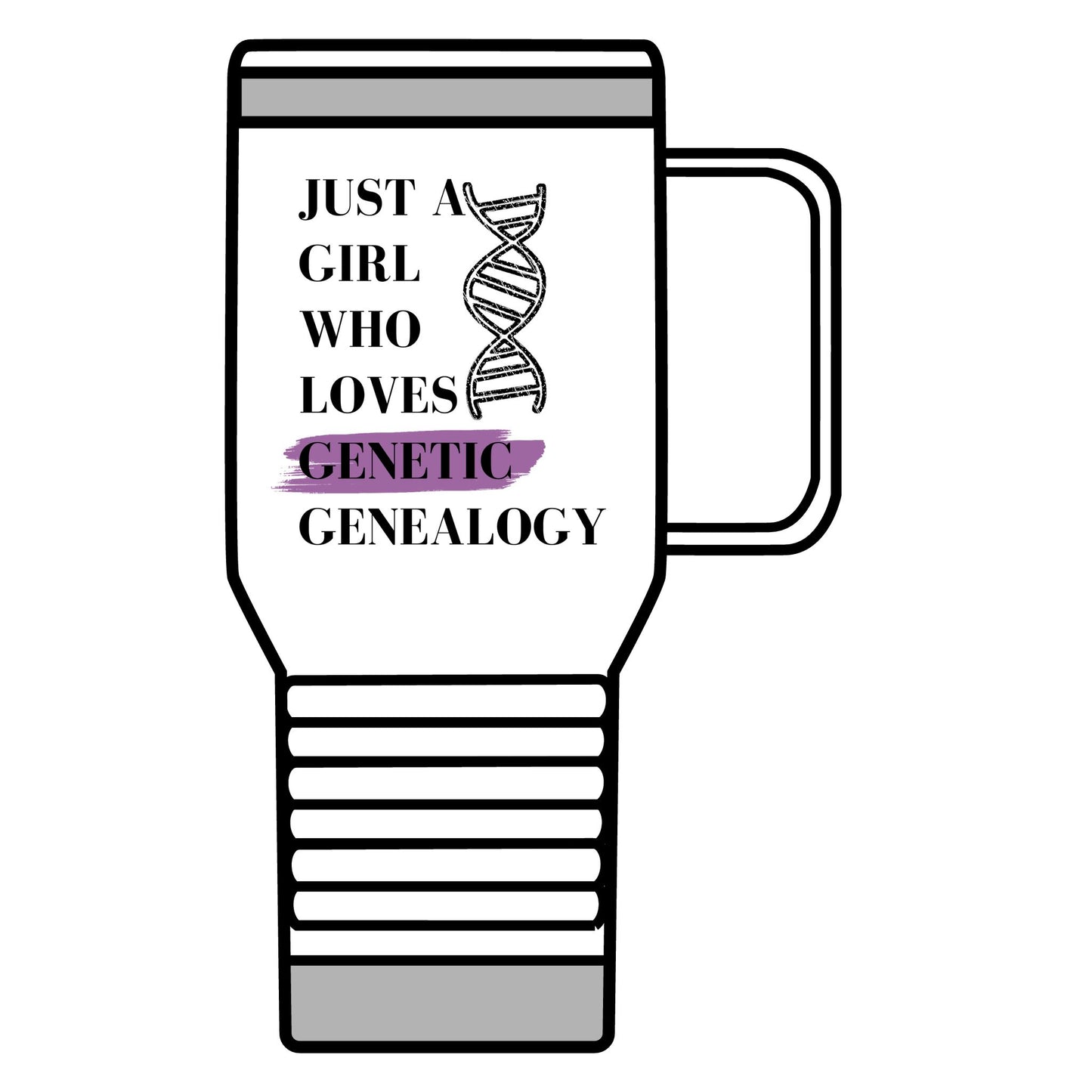 Genetic Genealogy Travel Mug - 20oz - Perfect Gift for Genealogy Lovers