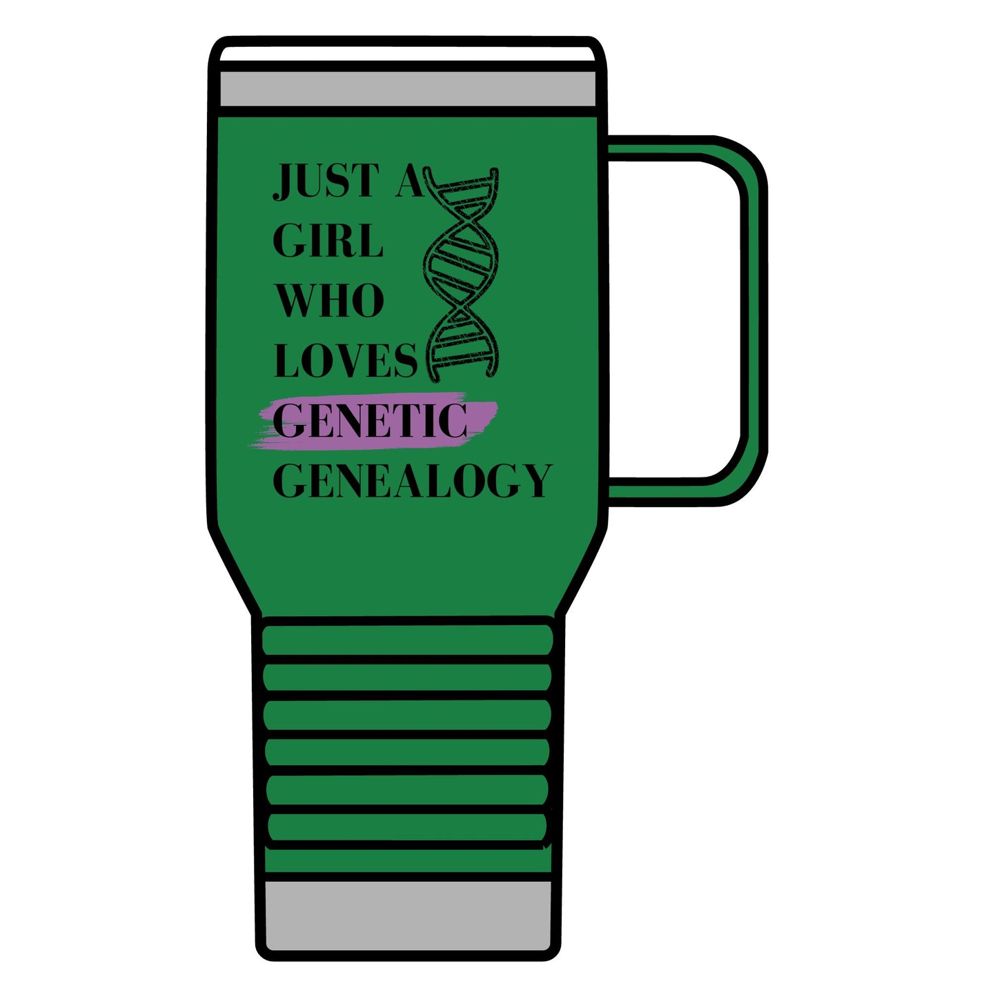 Genetic Genealogy Travel Mug - 20oz - Perfect Gift for Genealogy Lovers