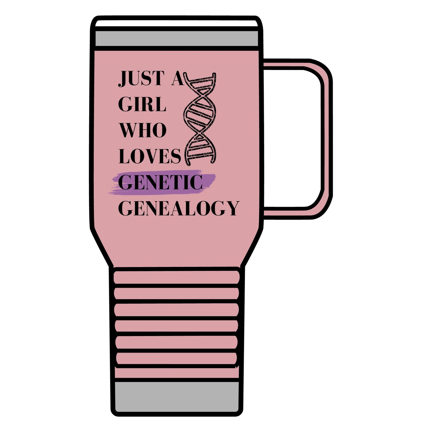 Genetic Genealogy Travel Mug - 20oz - Perfect Gift for Genealogy Lovers