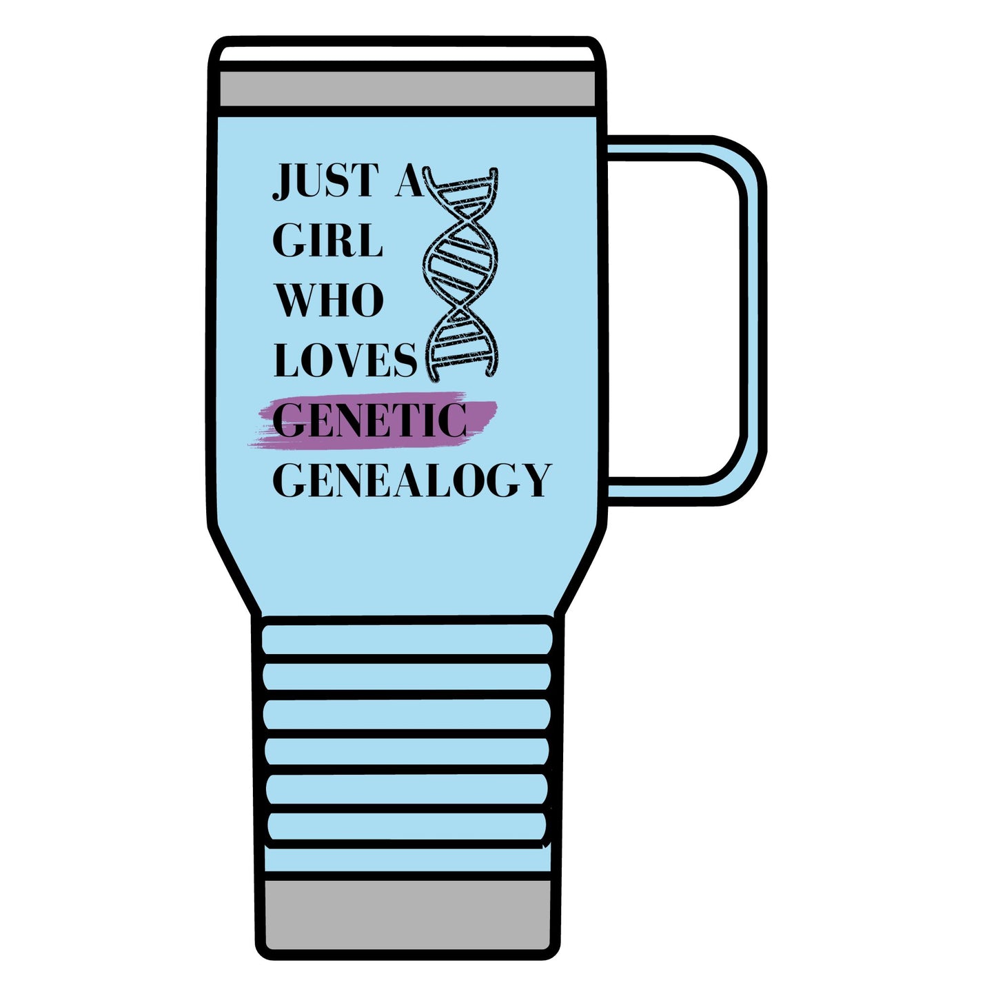 Genetic Genealogy Travel Mug - 20oz - Perfect Gift for Genealogy Lovers