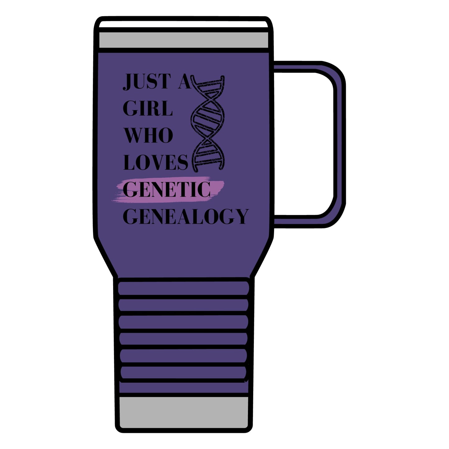 Genetic Genealogy Travel Mug - 20oz - Perfect Gift for Genealogy Lovers