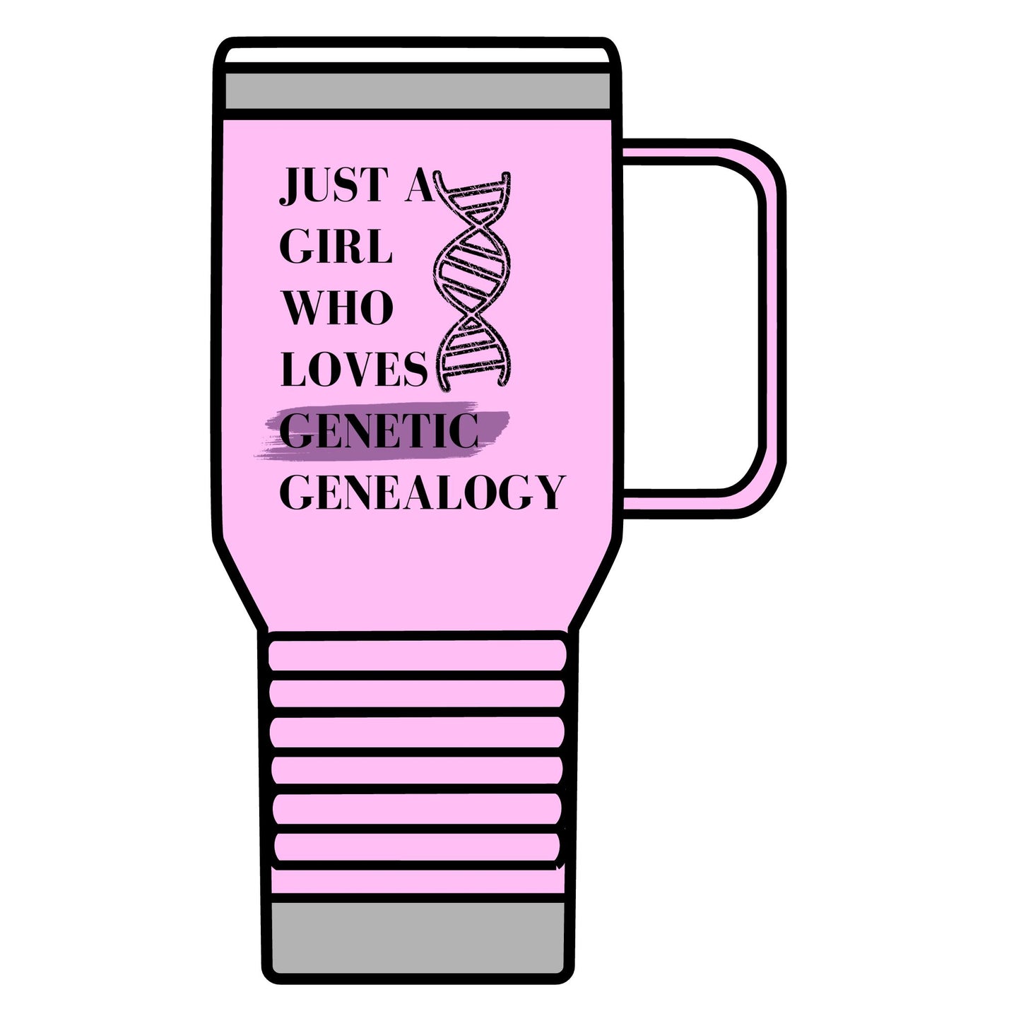 Genetic Genealogy Travel Mug - 20oz - Perfect Gift for Genealogy Lovers