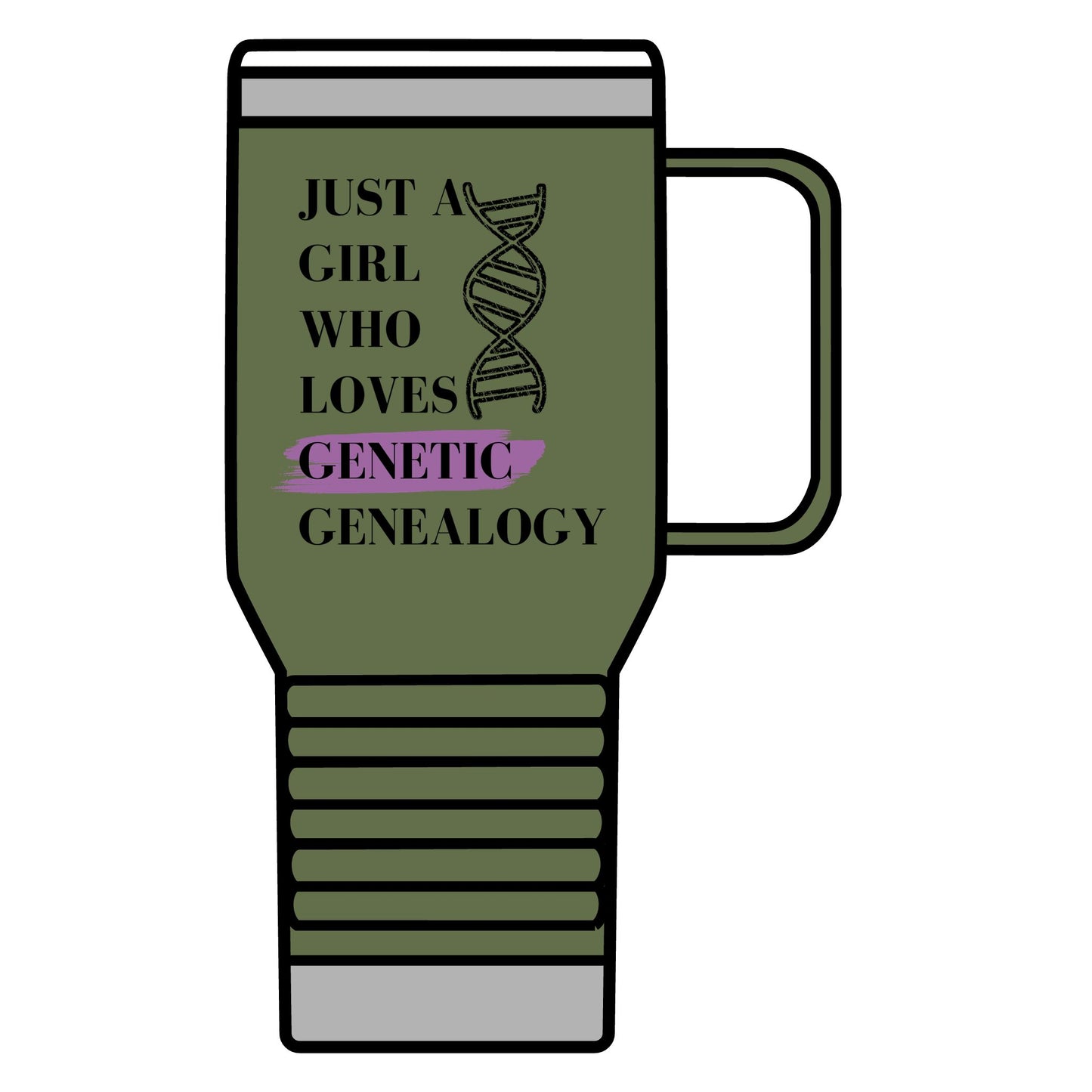 Genetic Genealogy Travel Mug - 20oz - Perfect Gift for Genealogy Lovers