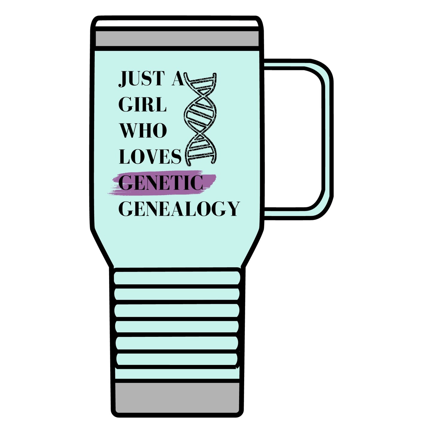 Genetic Genealogy Travel Mug - 20oz - Perfect Gift for Genealogy Lovers