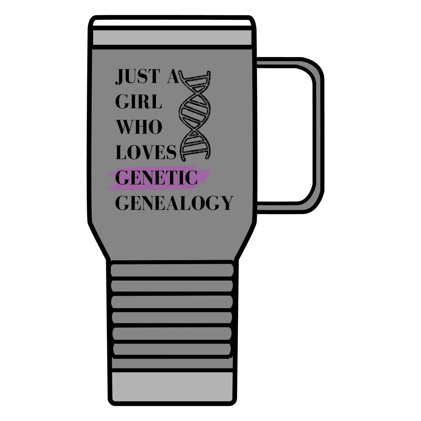 Genetic Genealogy Travel Mug - 20oz - Perfect Gift for Genealogy Lovers