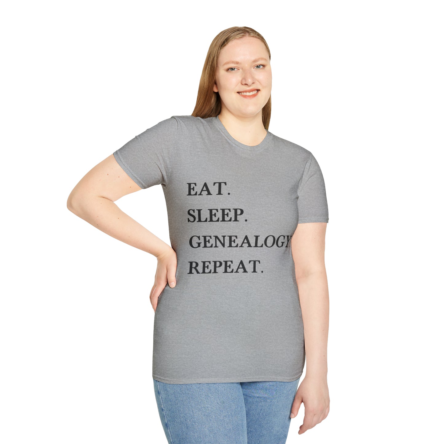 Eat. Sleep. Genealogy. Repeat. T-Shirt