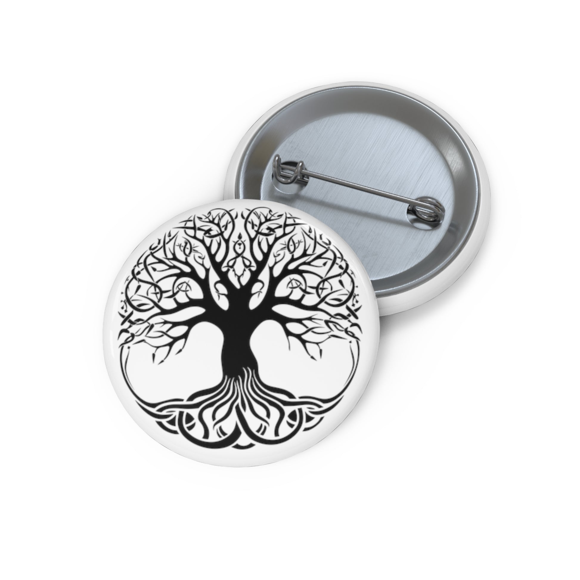 Tree of Life Pin Button – Designs by DNAngels
