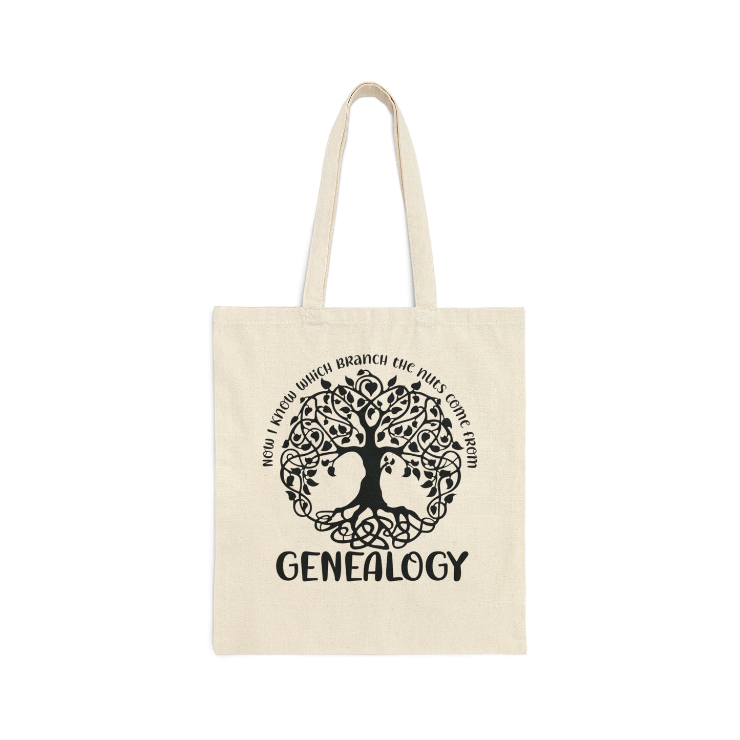 Genealogy Cotton Canvas Tote Bag