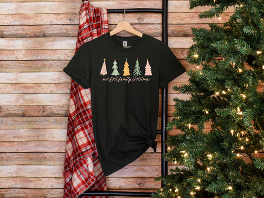 Our First Family Christmas Softstyle T-Shirt