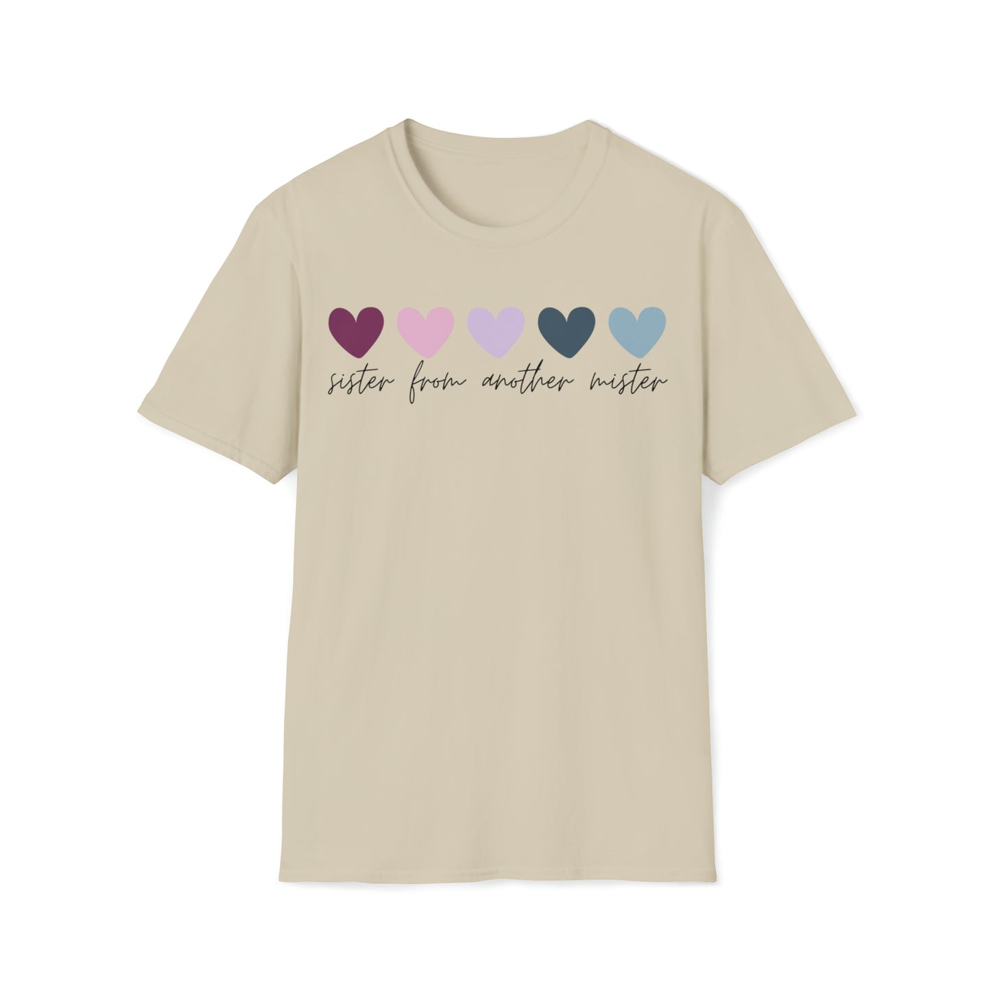 Sister From Another Mister Hearts T-Shirt