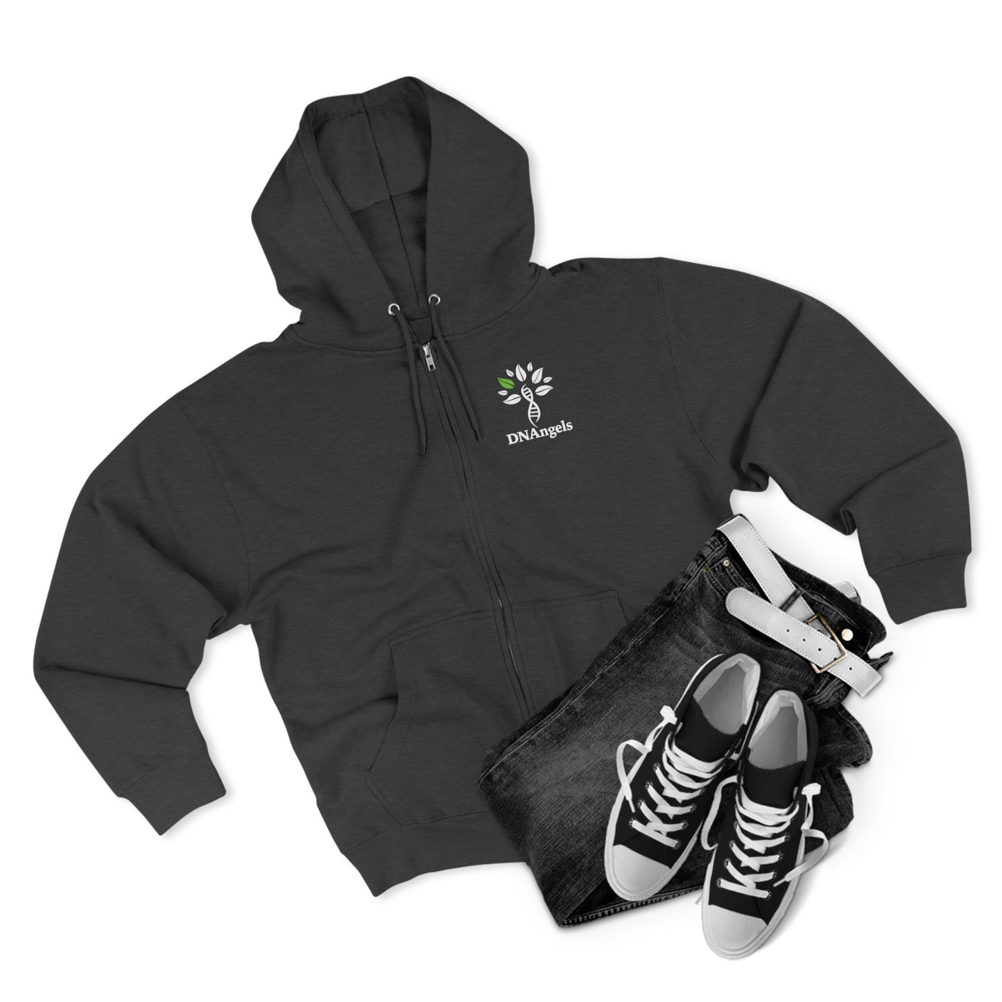 DNAngels Unisex Zip Hoodie - Wear for Everyday Life