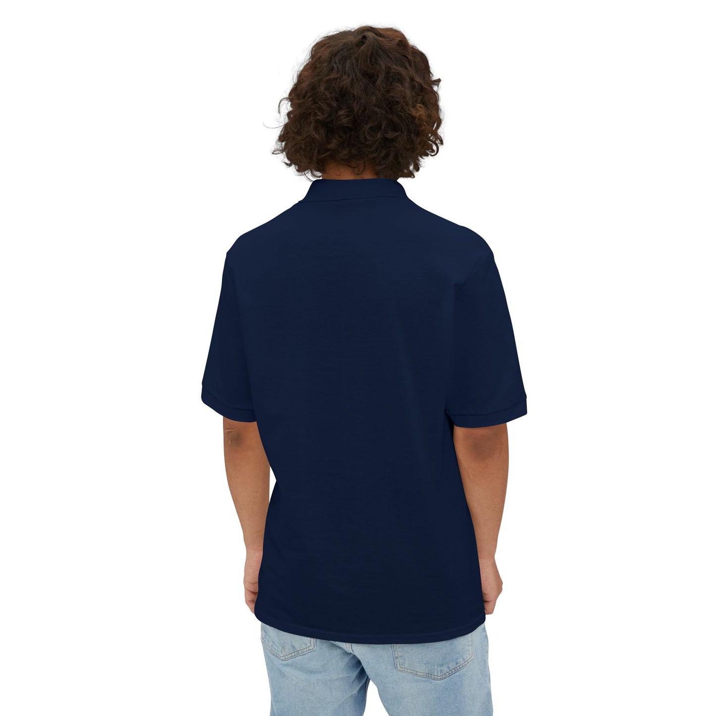 DNAngels Men's Piqué Polo - Stylish Comfort for Everyone