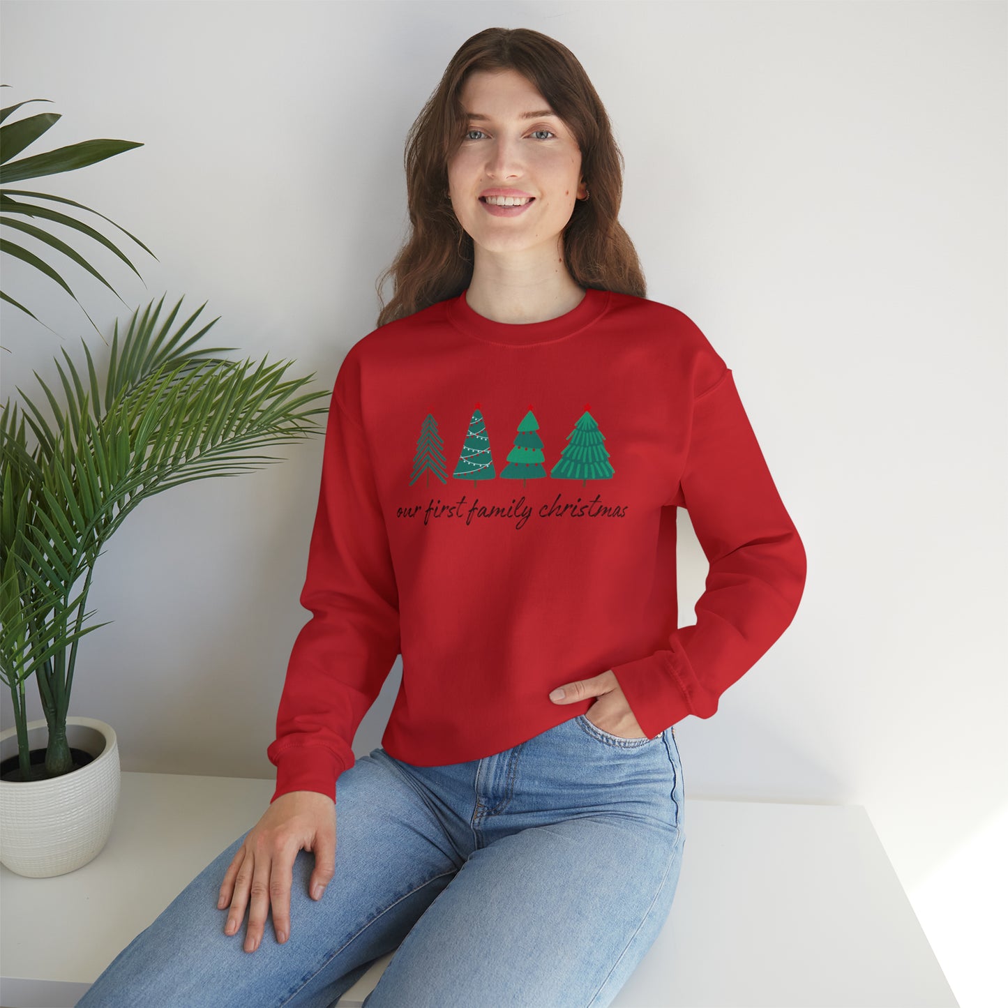 Our First Family Christmas Crewneck Sweatshirt