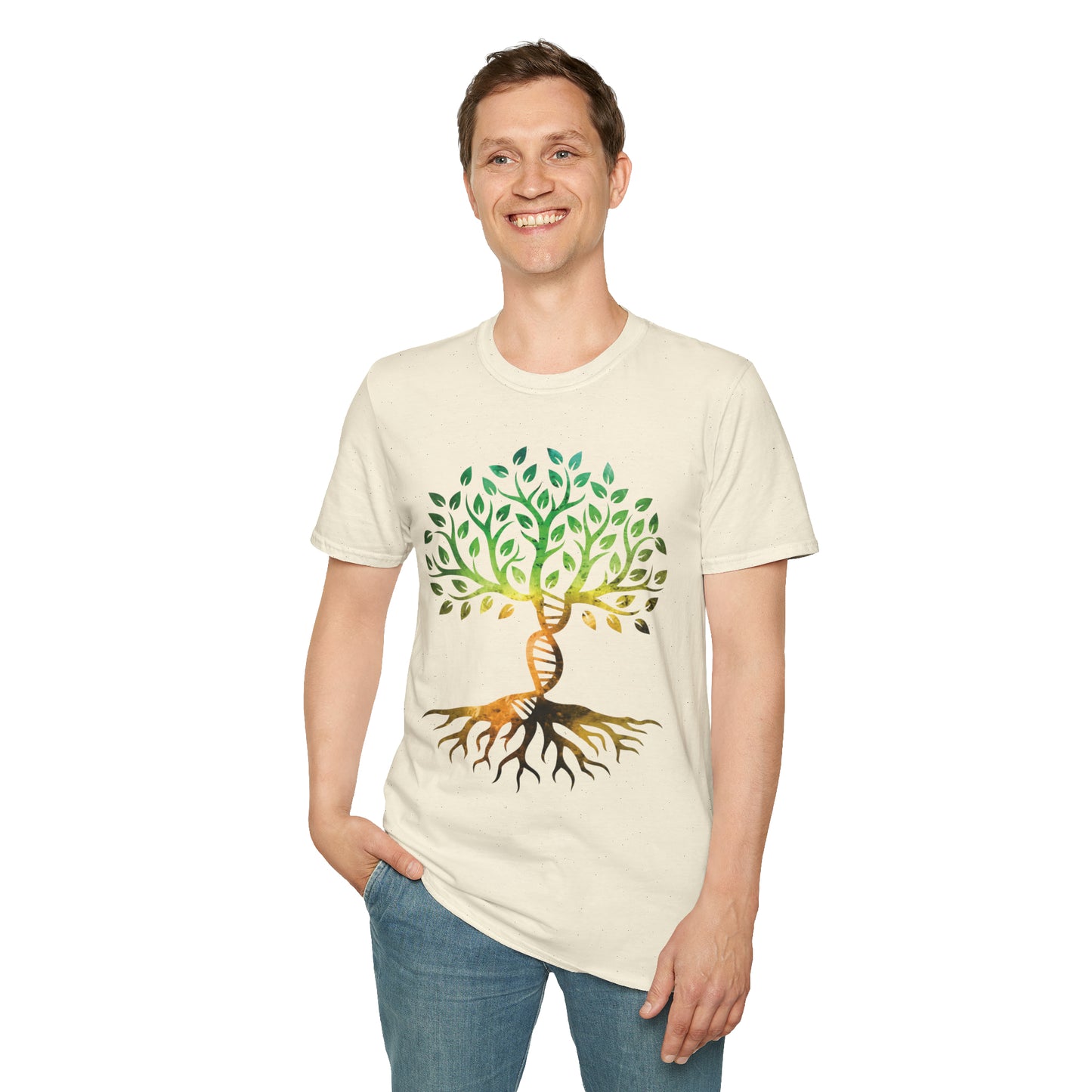 DNA Rooted Tree Softstyle Unisex T-Shirt