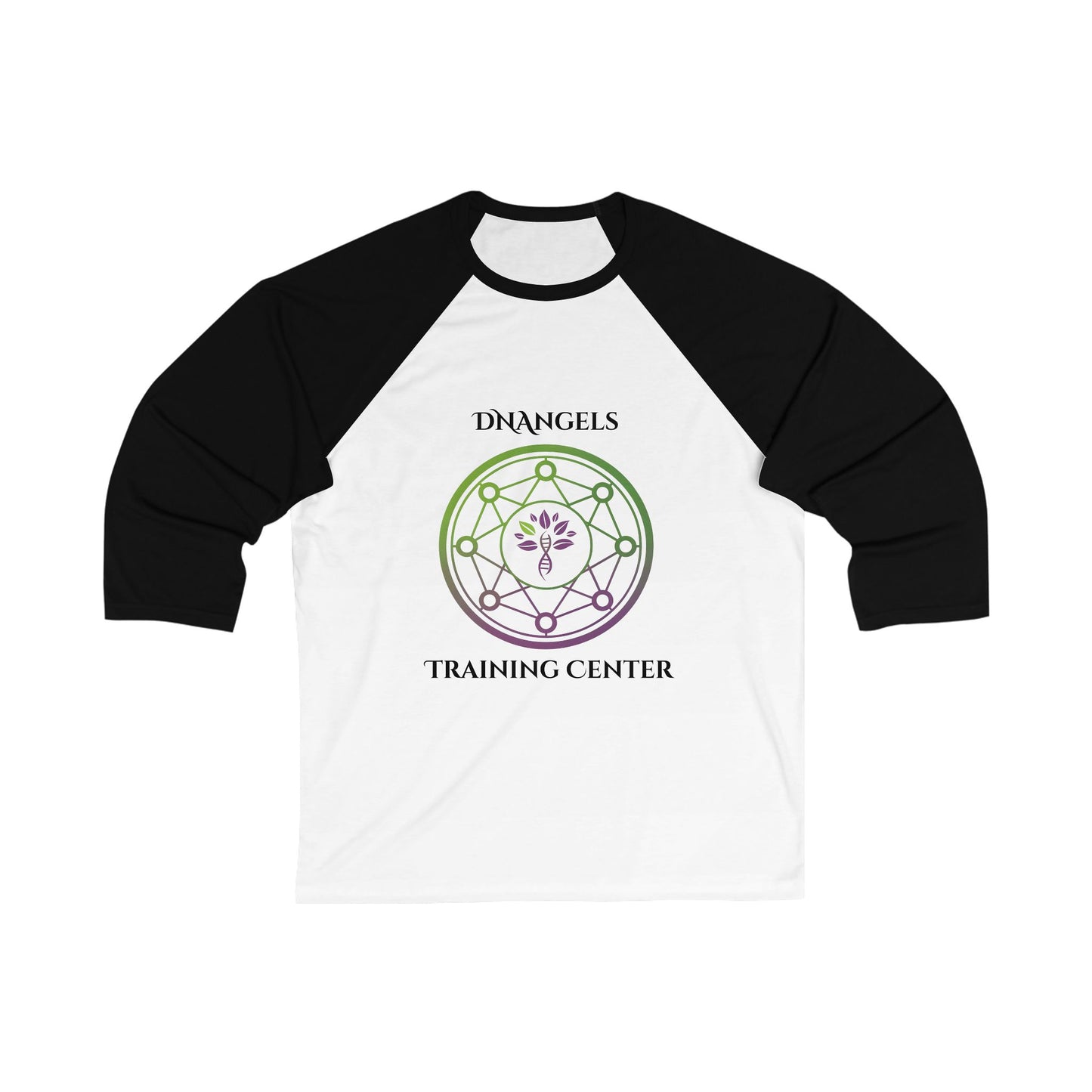 DNAngels Training Center Baseball Tee — Training Center Logo