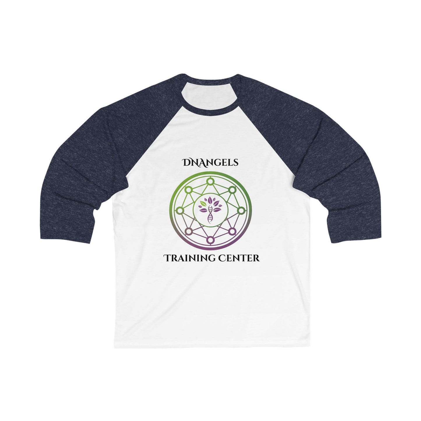 DNAngels Training Center Baseball Tee — Training Center Logo