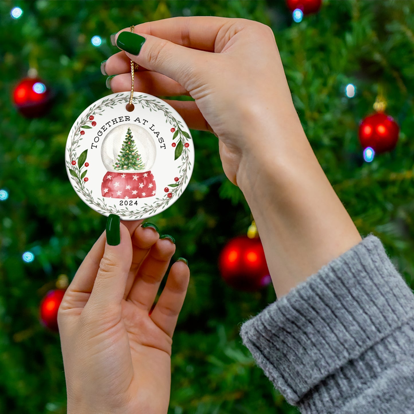 Together at Last 2024 Adoption Christmas Ornament