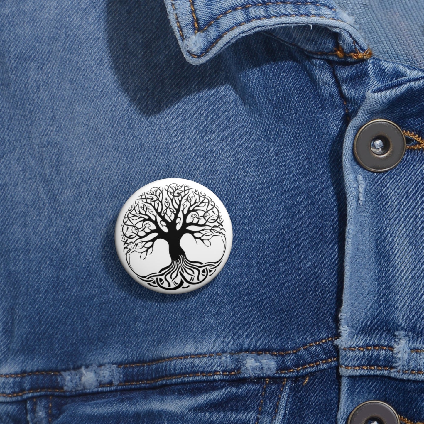 Tree of Life Pin Button