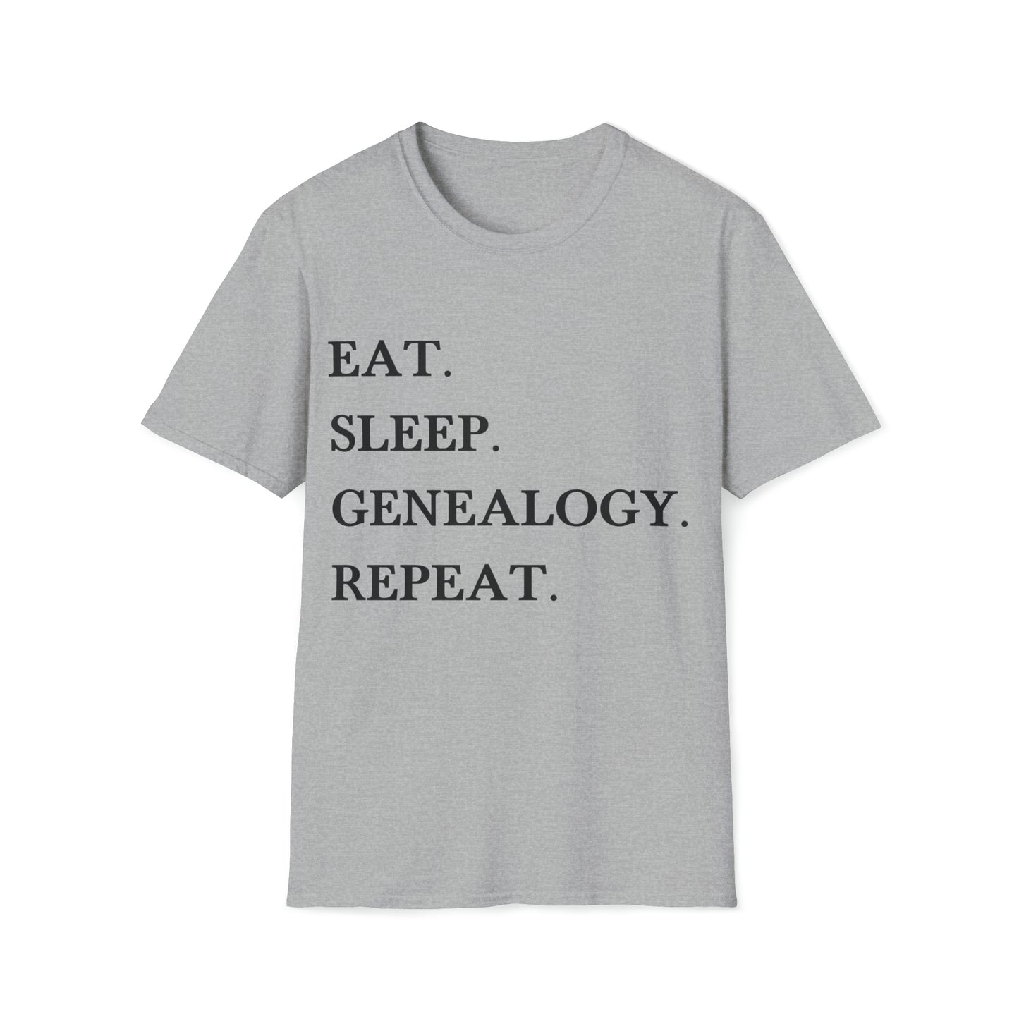 Eat. Sleep. Genealogy. Repeat. T-Shirt