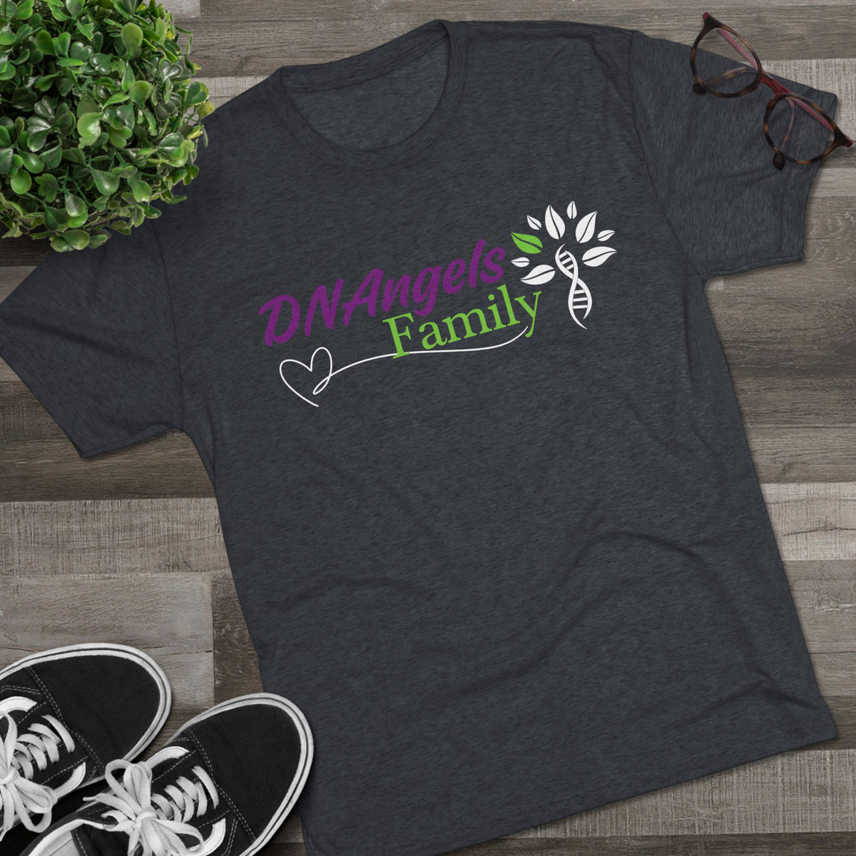 DNAngels Family T-Shirt — Black and bold