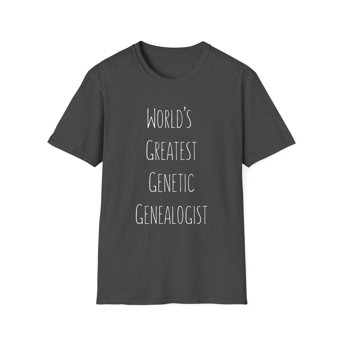 World's Greatest Genetic Genealogist T-shirt