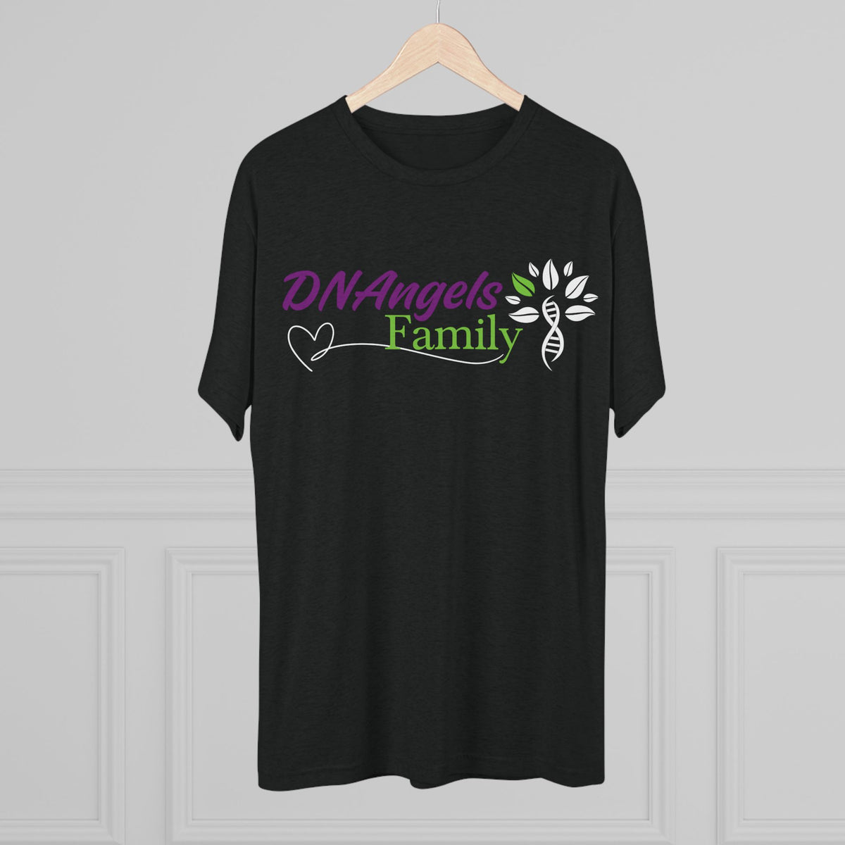 DNAngels Family T-Shirt — Black and bold