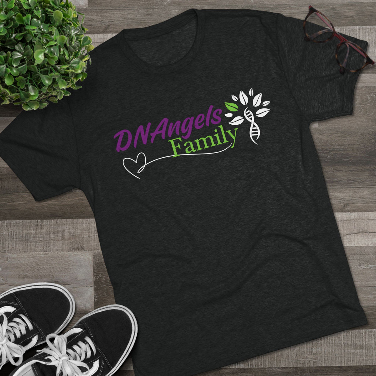 DNAngels Family T-Shirt — Black and bold