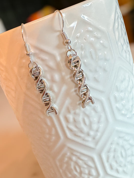 DNA Strand Earrings