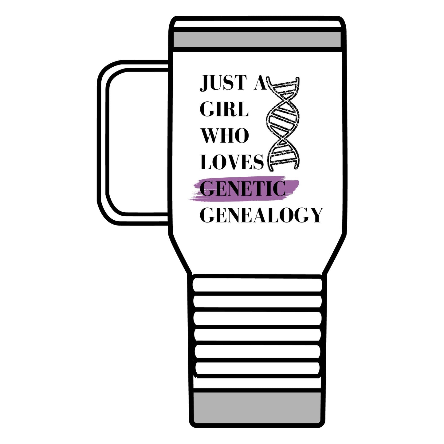 Genetic Genealogy Travel Mug - 20oz - Perfect Gift for Genealogy Lovers