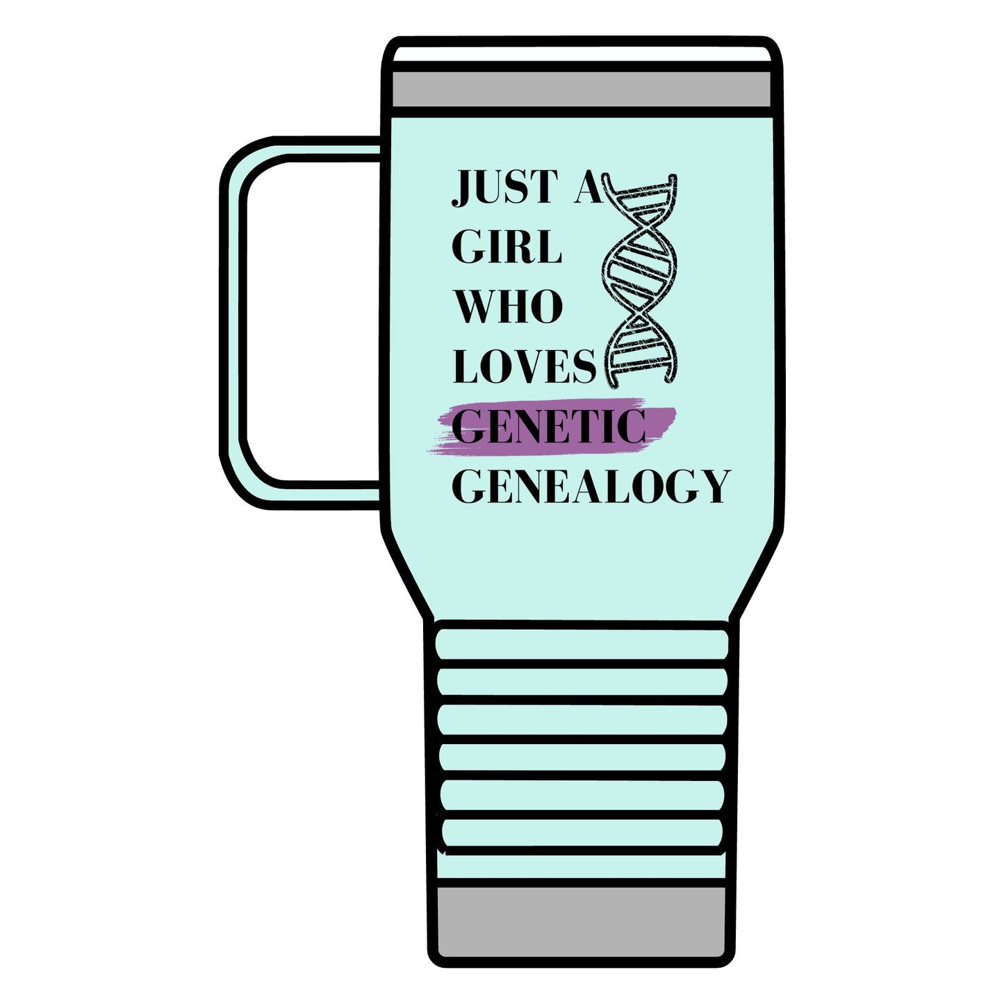 Genetic Genealogy Travel Mug - 20oz - Perfect Gift for Genealogy Lovers