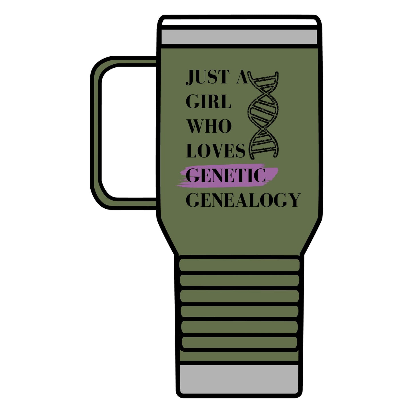 Genetic Genealogy Travel Mug - 20oz - Perfect Gift for Genealogy Lovers