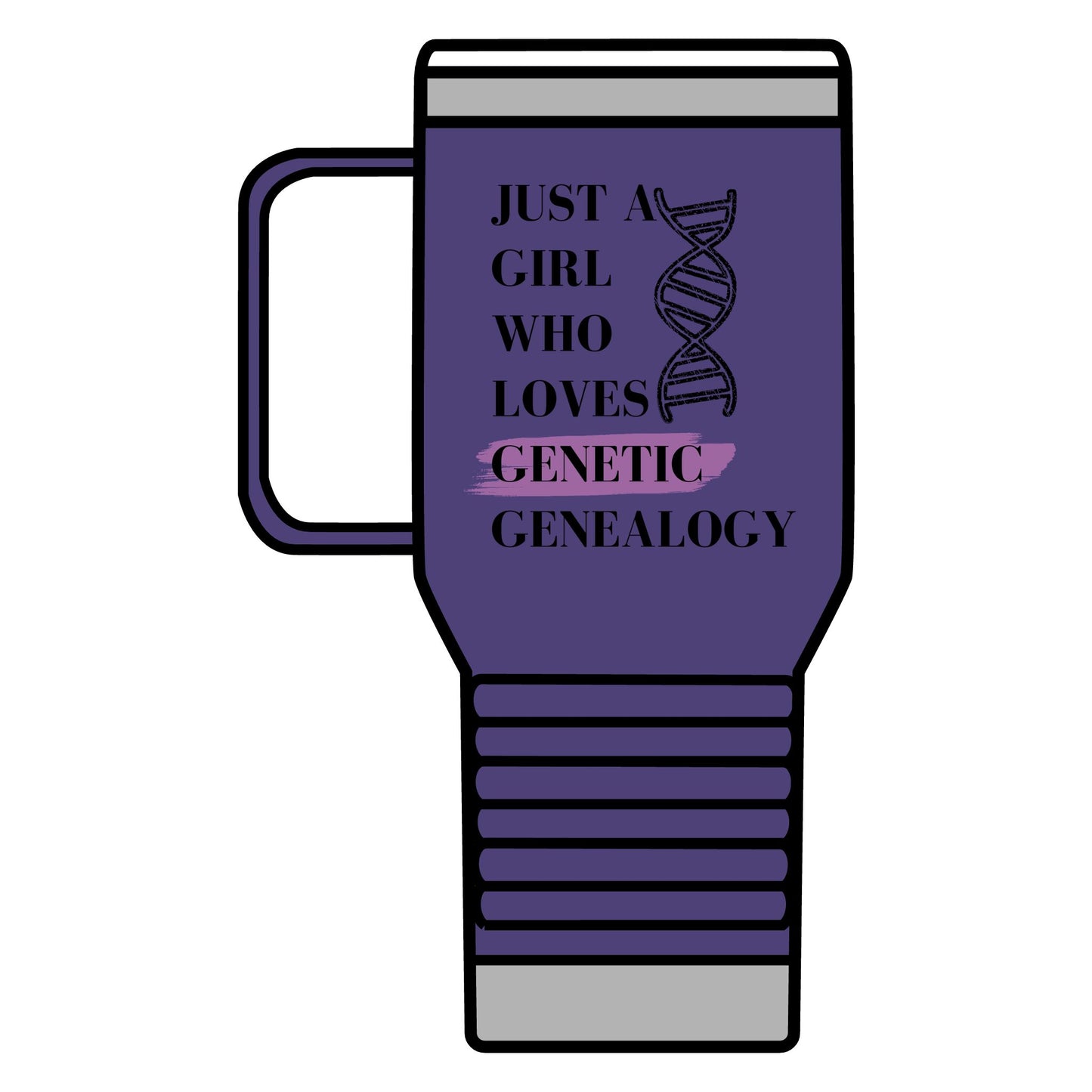 Genetic Genealogy Travel Mug - 20oz - Perfect Gift for Genealogy Lovers