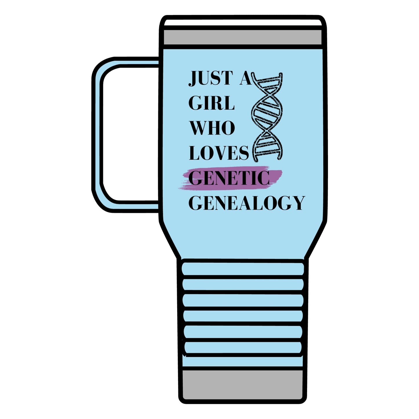 Genetic Genealogy Travel Mug - 20oz - Perfect Gift for Genealogy Lovers